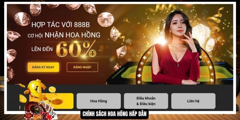 Chính sách hoa hồng hấp dẫn tại 888b